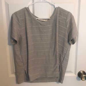Anthro grey top